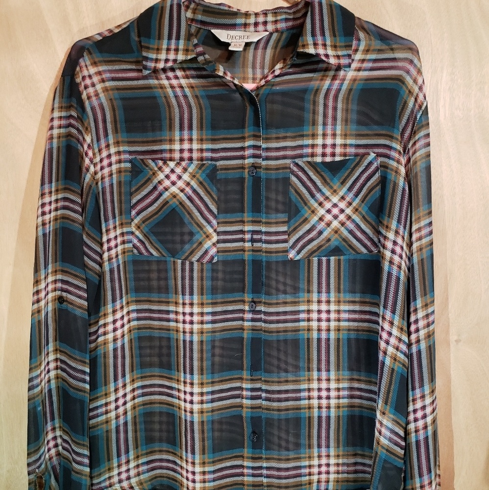Plaid Long Sleeve Shirt